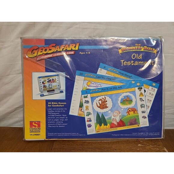 GeoSafari Card Set Old Testament 14-24001 Teacher Homeschool Bible Educational - Picture 1 of 2